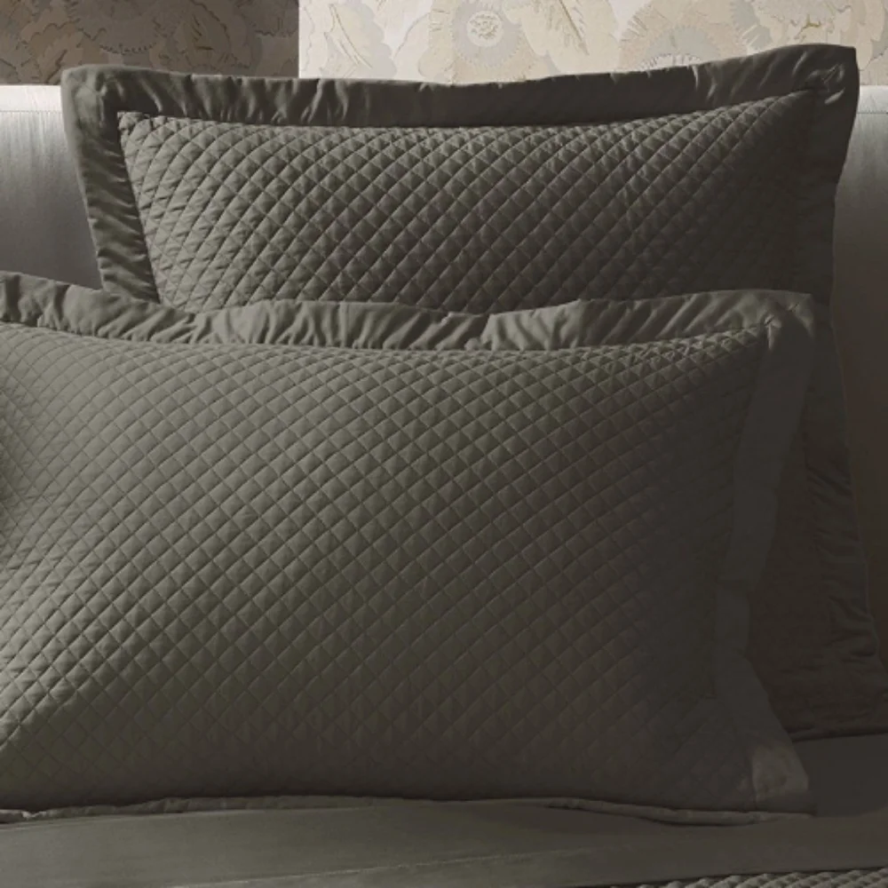 Ralph Lauren Wyatt Quilted Euro Shams PAIR